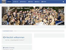 Tablet Screenshot of lumpenkapelle-eschach.de